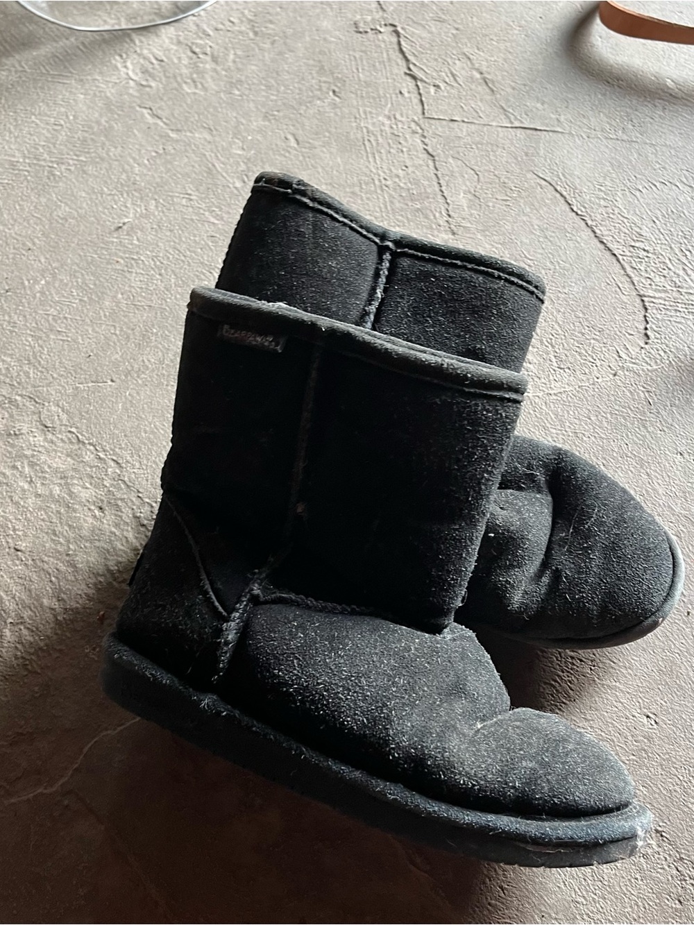 BearPaw Black Winter Boots